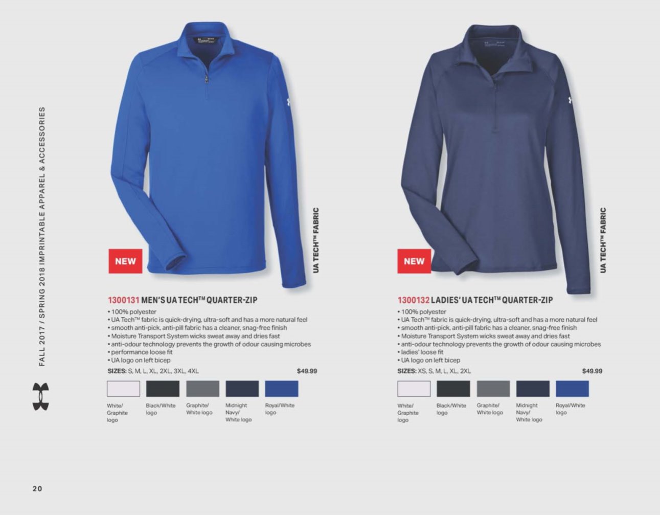 free under armour catalog